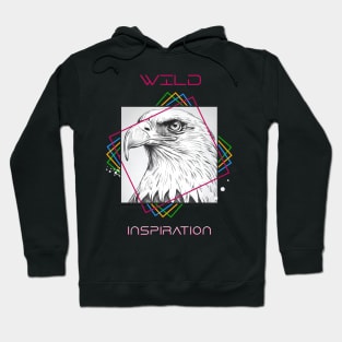 Eagle Bird Wild Nature Animal Illustration Art Drawing Hoodie